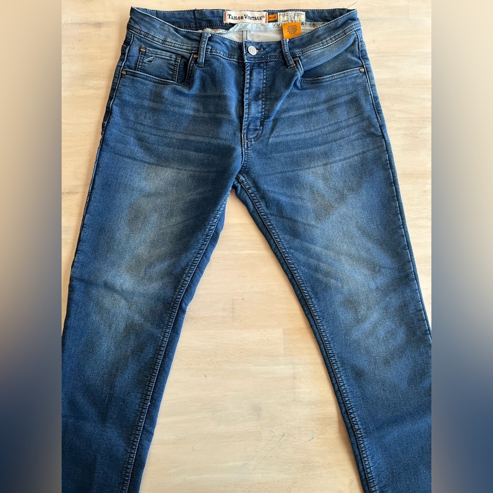 Tailor Vintage blue jeans stretch waist, slim fit